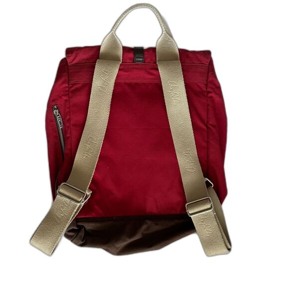 Toms Red Trekker Waxed Canvas Backpack - Picture 4 of 6